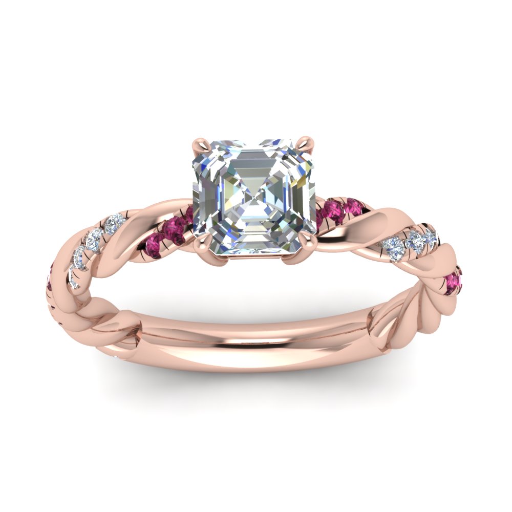 Twisted Vine Engagement Ring