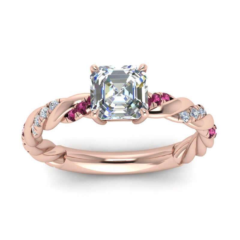 Twisted Vine Engagement Ring