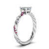 Load image into Gallery viewer, Twisted Vine Engagement Ring