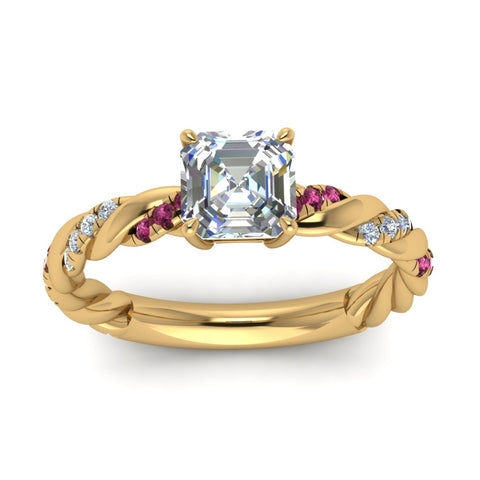 Twisted Vine Engagement Ring