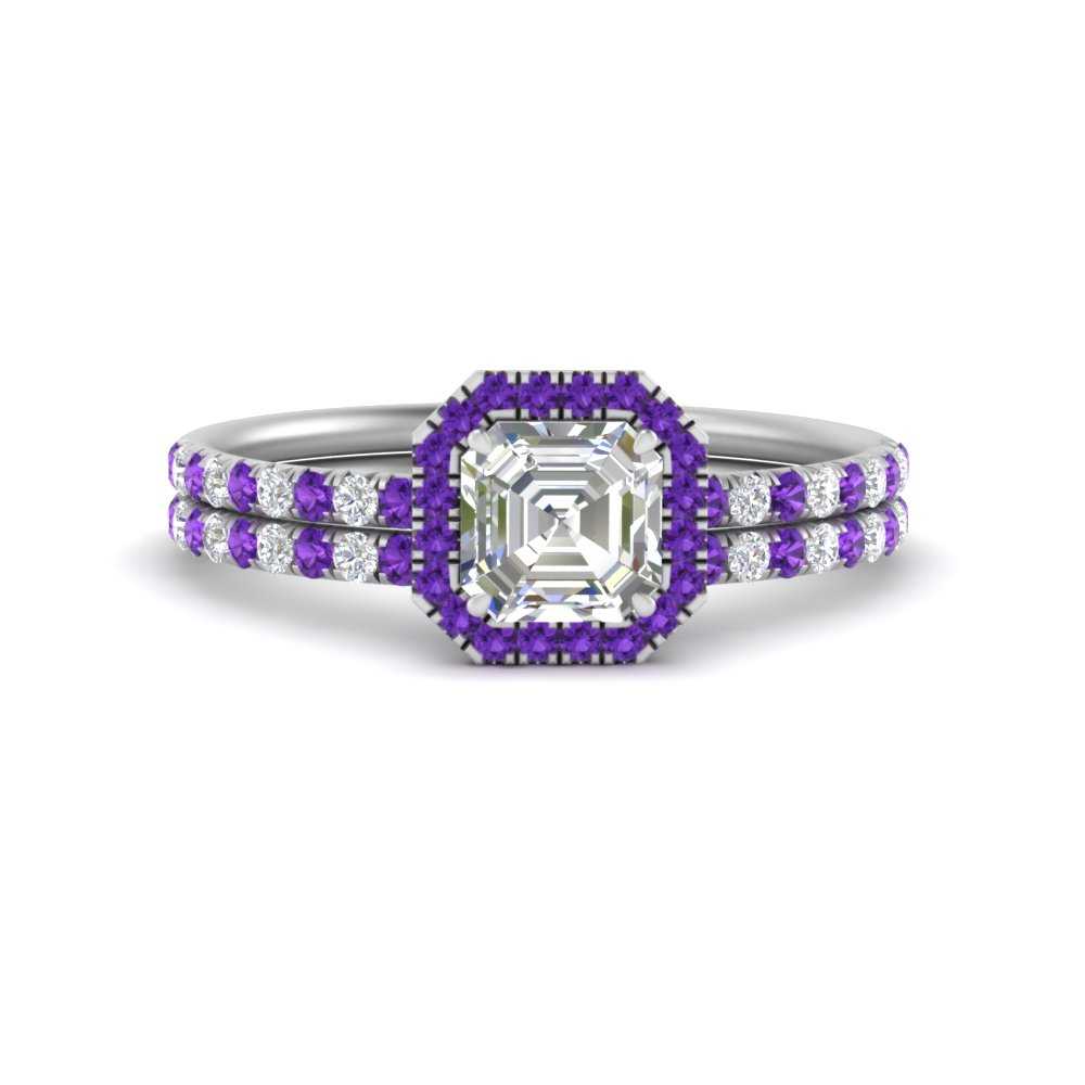 asscher-cut-purple-topaz-halo-wedding-ring-set-in-white-gold-FD8523ASGVITO-NL-WG