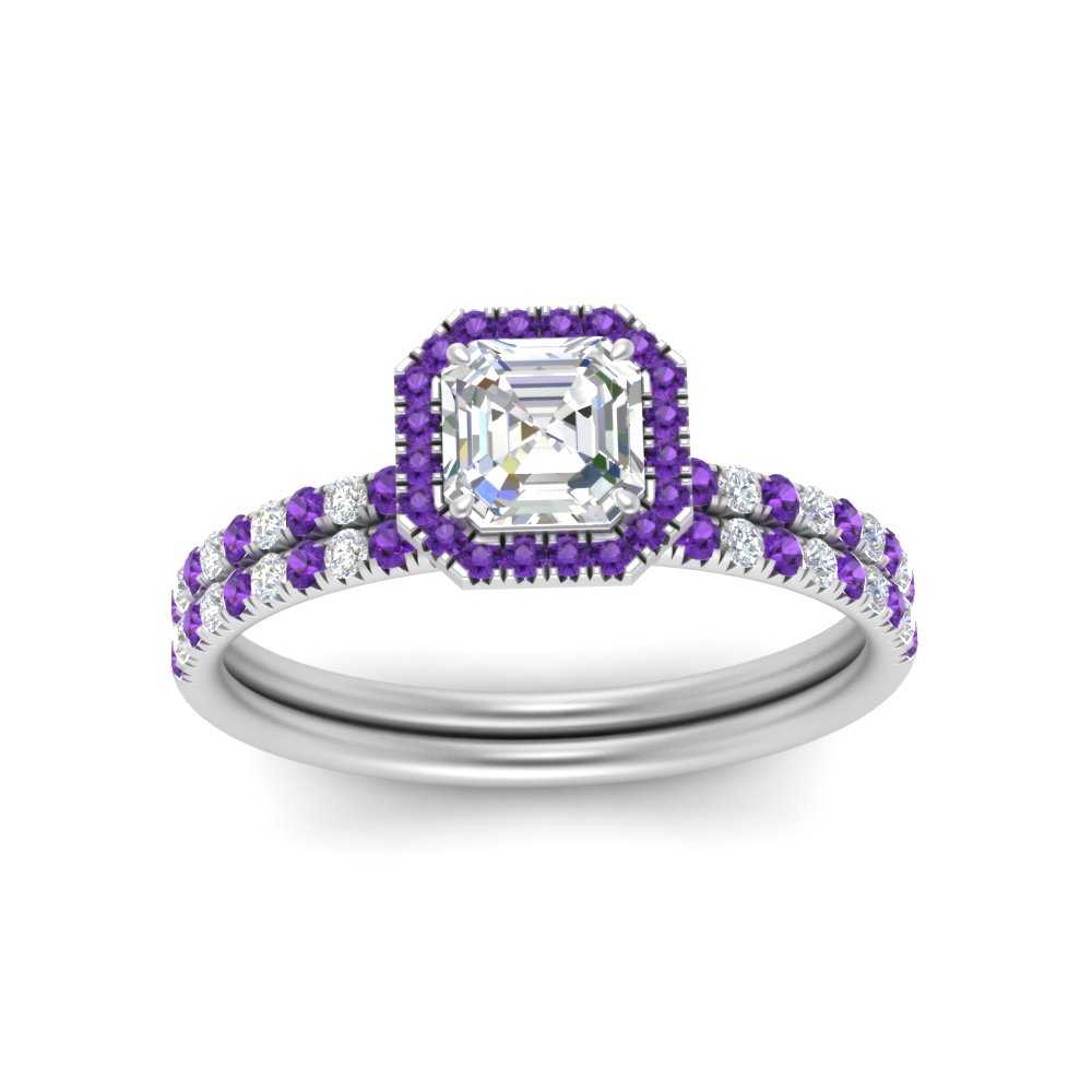 asscher-cut-purple-topaz-halo-wedding-ring-set-in-white-gold-FD8523ASGVITO-NL-WG