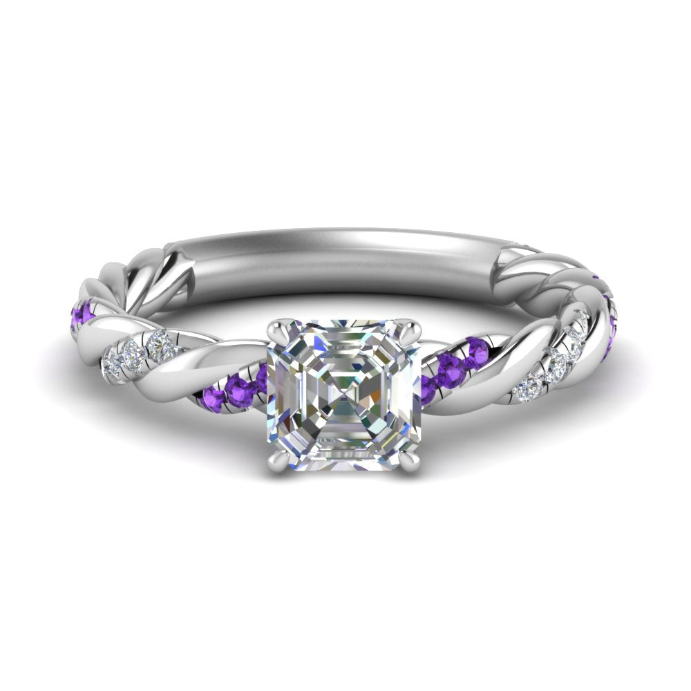 Twisted Vine Engagement Ring