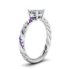 Load image into Gallery viewer, Twisted Vine Engagement Ring