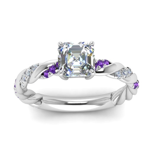 Twisted Vine Engagement Ring