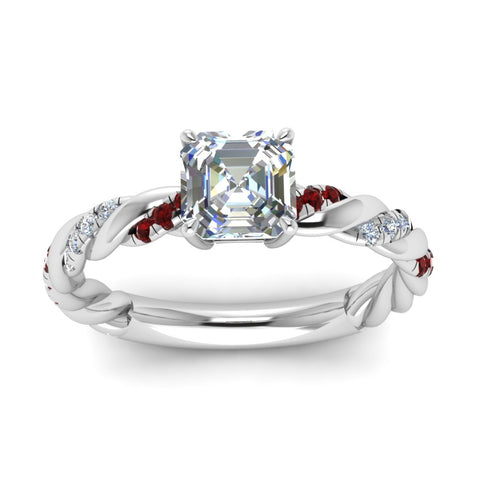Twisted Vine Engagement Ring