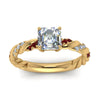 Load image into Gallery viewer, Twisted Vine Engagement Ring