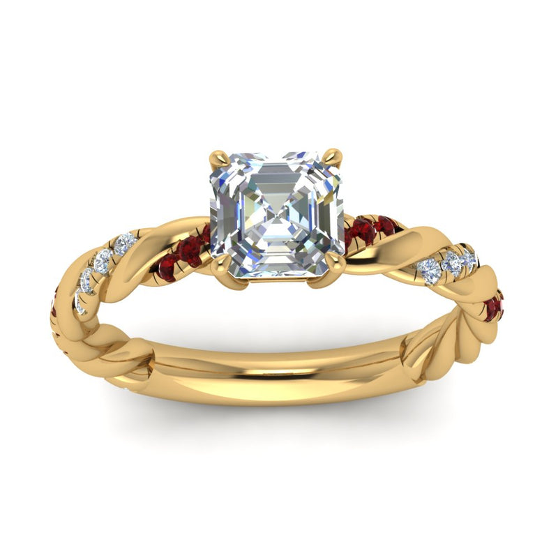 Twisted Vine Engagement Ring