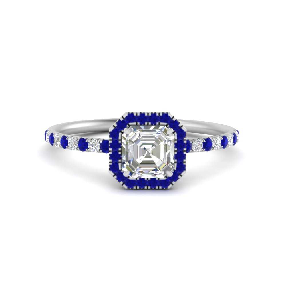 asscher-cut-sapphire-halo-petite-engagement-ring-in-white-gold-FD8523ASRGSABLANGLE3-NL-WG