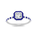 Thumbnail 43 - asscher-cut-sapphire-halo-petite-engagement-ring-in-white-gold-FD8523ASRGSABLANGLE3-NL-WG