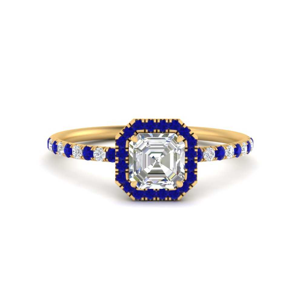 asscher-cut-sapphire-halo-petite-engagement-ring-in-yellow-gold-FD8523ASRGSABLANGLE3-NL-YG