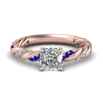 Load image into Gallery viewer, Twisted Vine Engagement Ring
