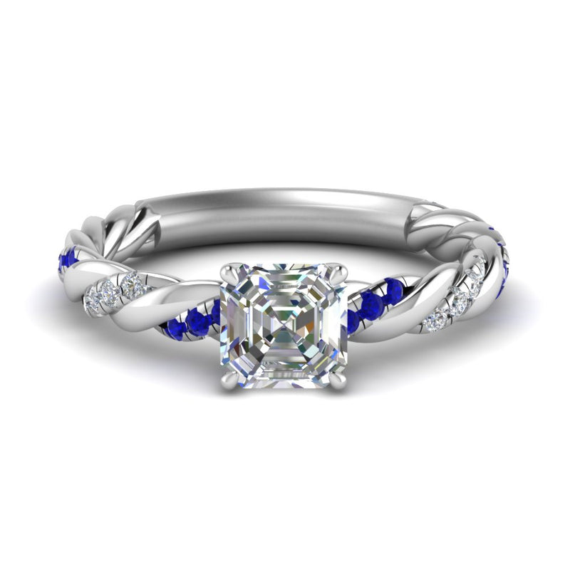Twisted Vine Engagement Ring
