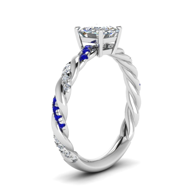Twisted Vine Engagement Ring