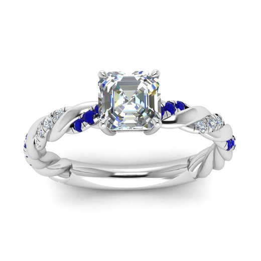 Twisted Vine Engagement Ring