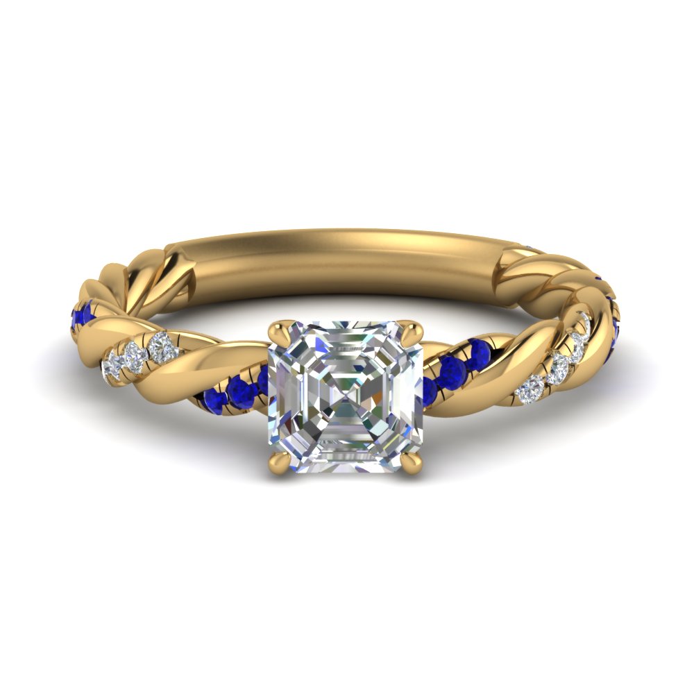 Twisted Vine Engagement Ring