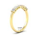 Load image into Gallery viewer, asscher-cut-seven-stone-diamond-ring-0.70-carat-in-yellow-gold-fdwb8008asangle2-0.75ct-nl-yg-hw.jpg?v=1774260284
