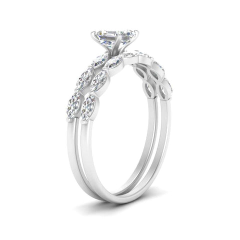 asscher-cut-single-prong-marquise-diamond-engagement-ring-and-band-in-FD9939AS-NL-WG