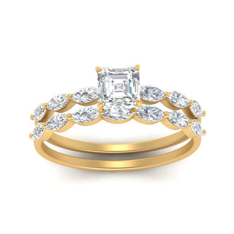 asscher-cut-single-prong-marquise-diamond-engagement-ring-and-band-in-FD9939AS-NL-YG