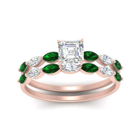 asscher-cut-single-prong-marquise-emerald-engagement-ring-and-band-in-FD9939ASGEMGR-NL-RG
