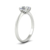 Load image into Gallery viewer, Asscher Solitaire Cathedral Ring With Floral Head