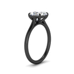 Load image into Gallery viewer, asscher-cut-stunning-solitaire-diamond-ring-in-black-gold-FD11296ASRANGLE2-NL-BG