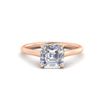 Load image into Gallery viewer, asscher-cut-stunning-solitaire-diamond-ring-in-rose-gold-FD11296ASR-NL-RG