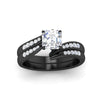 Load image into Gallery viewer, asscher-cut-swirl-channel-diamond-bridal-black-set-in-black-gold-FDENS4028AS-NL-BG.jpg
