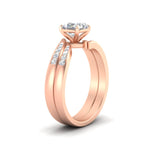 Load image into Gallery viewer, asscher-cut-swirl-channel-diamond-bridal-set-in-rose-gold-FDENS4028AS-NL-RG.jpg
