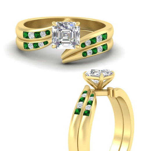 asscher-cut-swirl-channel-diamond-bridal-set-with-emerald-in-yellow-gold-FDENS4028ASGEMGR-NL-YG.jpg