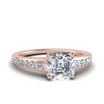Load image into Gallery viewer, asscher-cut-swirl-engraved-channel-accent-diamond-engagement-ring-in-FD122866ASR-NL-RG
