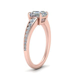 Load image into Gallery viewer, asscher-cut-swirl-engraved-channel-accent-diamond-engagement-ring-in-FD122866ASR-NL-RG
