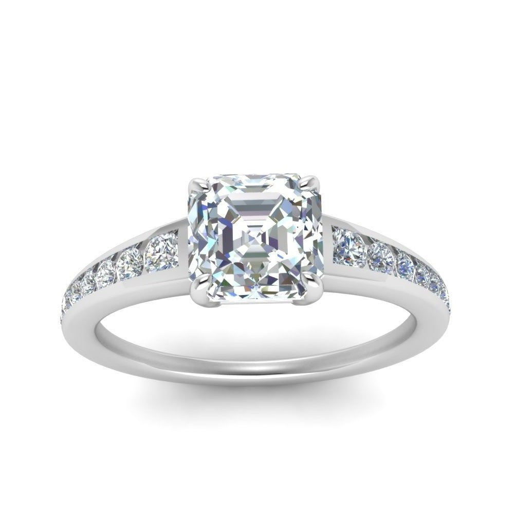 asscher-cut-swirl-engraved-channel-accent-diamond-engagement-ring-in-FD122866ASR-NL-WG