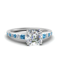 Thumbnail 46 - asscher-cut-swirl-engraved-channel-accent-diamond-engagement-ring-with-blue-topaz-in-FD122866ASRGICBLTO-NL-WG