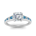 Thumbnail 47 - asscher-cut-swirl-engraved-channel-accent-diamond-engagement-ring-with-blue-topaz-in-FD122866ASRGICBLTO-NL-WG
