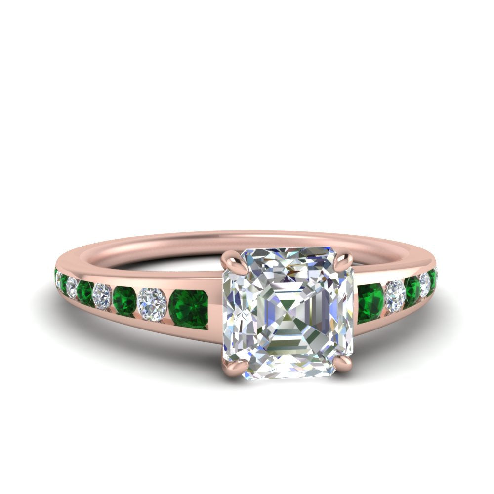 asscher-cut-swirl-engraved-channel-accent-diamond-engagement-ring-with-emerald-in-FD122866ASRGEMGR-NL-RG