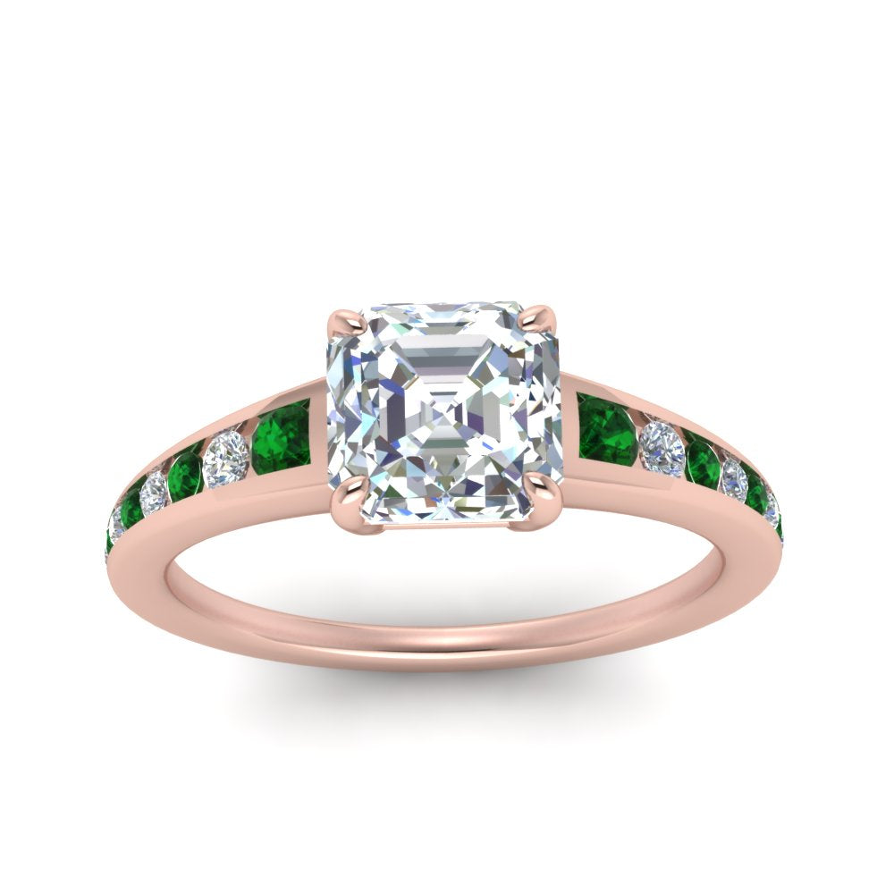 asscher-cut-swirl-engraved-channel-accent-diamond-engagement-ring-with-emerald-in-FD122866ASRGEMGR-NL-RG