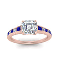 Thumbnail 5 - asscher-cut-swirl-engraved-channel-accent-diamond-engagement-ring-with-sapphire-in-FD122866ASRGSABL-NL-RG