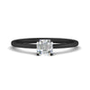 Load image into Gallery viewer, asscher-cut-thin-classic-solitaire-engagement-ring-in-black-gold-fdens9358asrsleep-nl-bg
