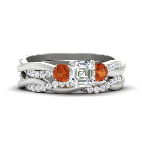 asscher-cut-three-stone-twisted-orange-sapphire-wedding-band-in-white-gold-fdens3301asgsaorsleep-nl-wg.jpg