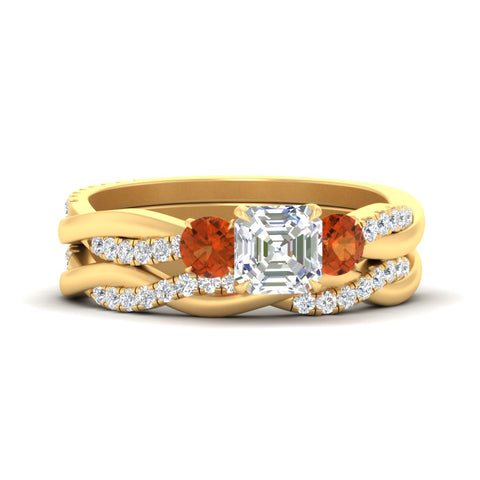 asscher-cut-three-stone-twisted-orange-sapphire-wedding-band-in-yellow-gold-fdens3301asgsaorsleep-nl-yg.jpg