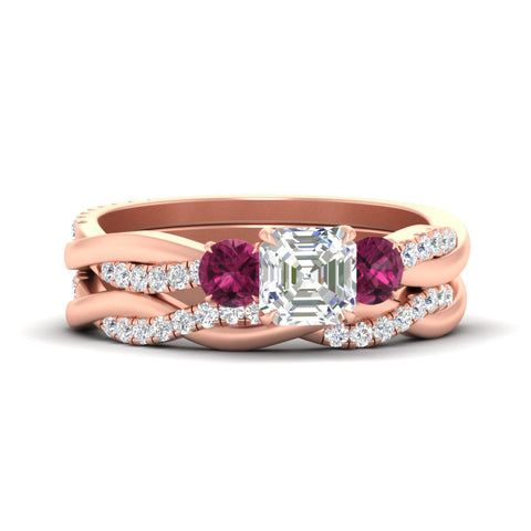 asscher-cut-three-stone-twisted-pink-sapphire-wedding-band-in-rose-gold-fdens3301asgsadrpisleep-nl-rg.jpg