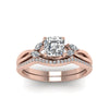 Load image into Gallery viewer, asscher-cut-twisted-diamond-bridal-set-in-14K-rose-gold-FD8300AS-NL-RG.jpg