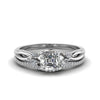 Load image into Gallery viewer, asscher-cut-twisted-diamond-bridal-set-in-14K-white-gold-FD8300AS-NL-WG.jpg