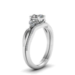 Load image into Gallery viewer, asscher-cut-twisted-diamond-bridal-set-in-14K-white-gold-FD8300AS-NL-WG.jpg
