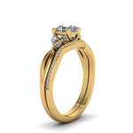 Load image into Gallery viewer, asscher-cut-twisted-diamond-bridal-set-in-14K-yellow-gold-FD8300AS-NL-YG.jpg
