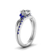 Load image into Gallery viewer, asscher-cut-twisted-diamond-bridal-set-with-blue-sapphire-in-14K-white-gold-FD8300ASGSABL-NL-WG.jpg