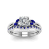 Load image into Gallery viewer, asscher-cut-twisted-diamond-bridal-set-with-blue-sapphire-in-14K-white-gold-FD8300ASGSABL-NL-WG.jpg