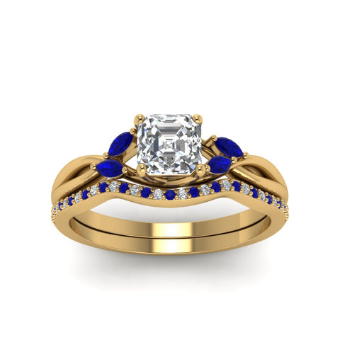 asscher-cut-twisted-diamond-bridal-set-with-blue-sapphire-in-14K-yellow-gold-FD8300ASGSABL-NL-YG.jpg