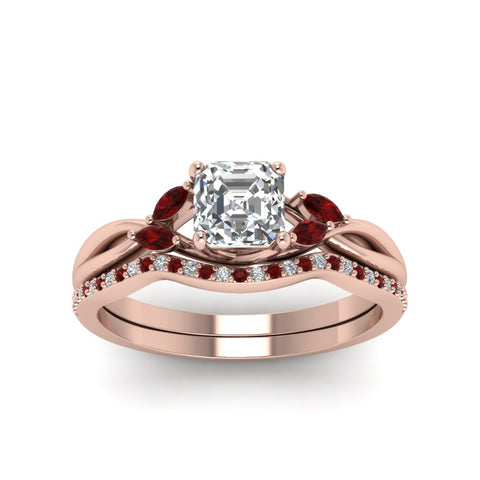 asscher-cut-twisted-diamond-bridal-set-with-ruby-in-14K-rose-gold-FD8300ASGRUDR-NL-RG.jpg